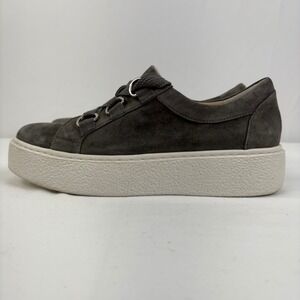 VANELI Yevka Women's Suede Platform Lace Up Sneakers Mouse Gray Size 8.5 N